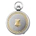 Charles Hubert 3845 Two-Tone Mechanical Picture Frame Pocket Watch image 4