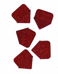 Martha Stewart Crafts Photo Corners, Red Glitter