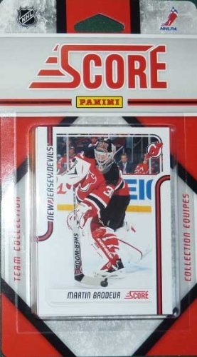 2011 / 2012 New Jersey Devils Score Hockey Factory Sealed Team Set Including Ilya Kovalchuk, Patrik Elias, Zach Parise, Martin Brodeur, Travis Zajac, Dainius Zubrus, Johan Hedberg, a Rookie Card of Adam Henrique and More.