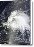 Satellite View Of Hurricane Irene Canvas Print / Canvas Art - Artist Stocktrek Images