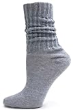 Alabama Wholesale Womens Heather Grey Cotton Slouch Socks 1 Pair – Size 9-11 | Review & Best Price