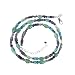 Sterling Silver Multi-Stone Blues Necklace by Sajen, 17-18