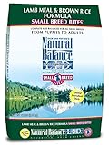 Dick Van Patten's Natural Balance Limited Ingredient Diets Lamb Meal and Brown Rice Formula Small Breed Bites Dry Dog Food, 12-Pound Bag, Pack of 1