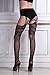 Tonsee Lingerie net Lace Top Garter Belt Thigh Stocking Pantyhose