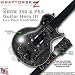 Stardust Black WraptorSkinz Skin fits XBOX 360 & PS3 Guitar Hero III Les Paul Controller (GUITAR NOT INCLUDED)