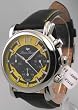 MENS LUCIEN PICCARD LEATHER CHRONOGRAPH WATCH 26952YL