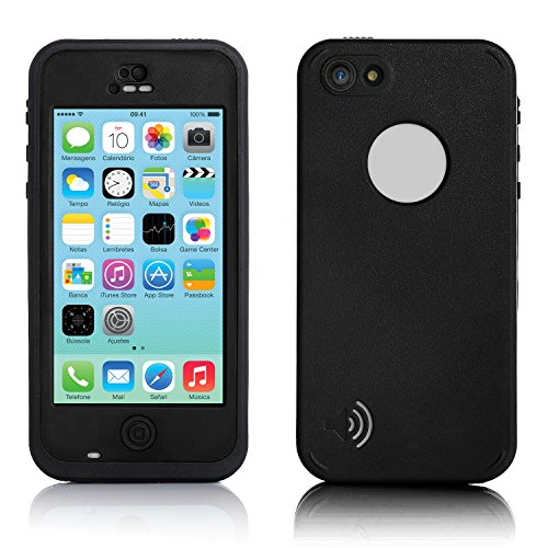 Brand New Durable Waterproof Dirtproof Shockproof Hard Cover Case For iPhone 5C -Black
