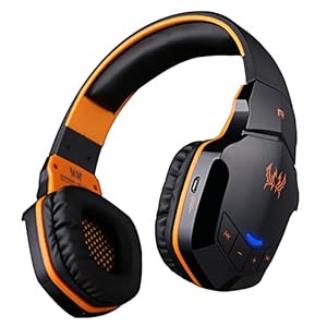 KOTION EACH Wireless Headset f¨¹r Handy-Tablette PC Mp4 PS4, V4.1 Bluetooth Hifi Bass Stereo-Kopfh?rer mit eingebautem Mikrofon