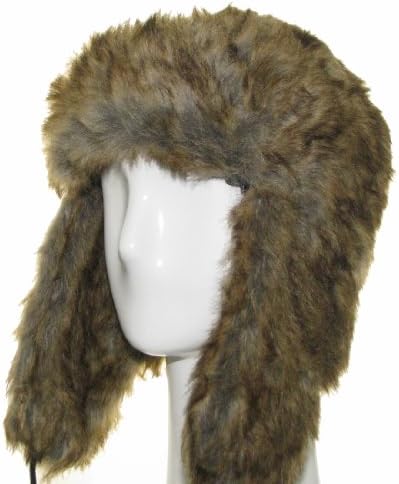 EXPLORER USHANKA TRAPPER Trooper Pilot Russian AVIATOR Soft Faux Fur Hat Men and Women
