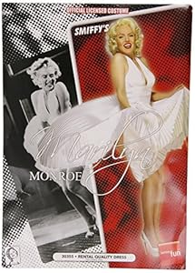 ADULT WOMENS MARILYN MONROE HALTERNECK DRESS SMIFFYS FANCY DRESS COSTUME - 1SIZE (disfraz)