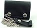 Genuine Leather Chain Wallet (Black) #Floor