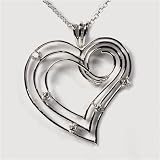 STERLING SILVER NECKLACE - 17 Heart