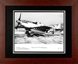 Century Collection Old Crow P-51 Mustang Photograph Autographed Framed in Metal