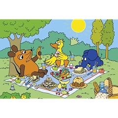 Schmidt Spiele 55969 - Die Maus, Fr�hliches Picknick, 60 Teile