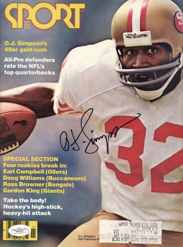 O.J. Simpson Autographed/Hand Signed Sport Magazine - Nov. 1978 (James Spence Authenticated)