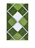 Pandora Alfombra de Baño Tuvana Verde 60 x 100 cm