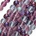 Czech Glass Druk Round 6mm Lilac Purple Mix (50 Beads)