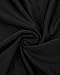 BIUBIU Women's Cold Shoulder Bodycon Club Party Midi Dress Black 3XL