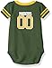 NFL Green Bay Packers Unisex-Baby Dazzle Bodysuit, Green, 3-6 Months