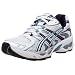 ASICS Women's GEL-Nimbus 11 Running Shoe,White/Navy/Ice Blue,13 AA US