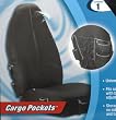 Auto Expressions Universal Bucket Seat Cover, Cargo Pockets - Black (1 Cover)