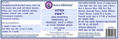 NATURALDOCTOR VITEX PMS, 60 VEGETARIAN CAPSULES