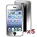 5-Pack Premium Reusable LCD Mirror Screen Protector with Lint Cleaning Cloth for Apple iPhone 3G 8GB 16GB / 3G S 16GB 32GB