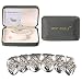 Rhodium Plated Brilliant Clear Crystal Bottom GrillZ