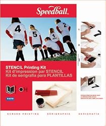 Speedball Stencil Screen Printing Kit with Step-by-Step Instructions 45030