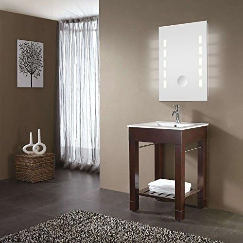 LED Lighted Wall Mount Bathroom Vanity Mirror , Defogger(fog-free) 18w X 30h