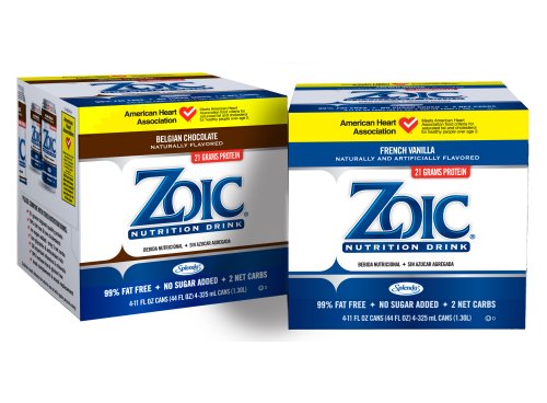 ZOIC Nutrition Drink, Belgian Chocolate (Pack of 24) under The Groceries Store