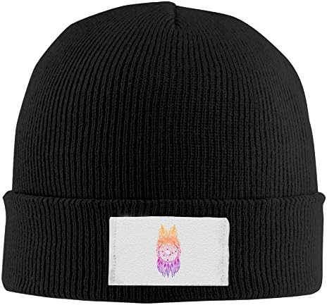 Male's Dreamy Owl Purple Hipster Beanie Morden Cap