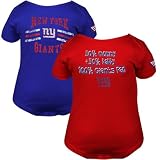 NFL Infant/Toddler Boys' New York Giants Two Pack Short Sleeve Bodysuit (Team Color, 0-3M)