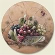 Lazy Susan (wood) ~ Grapevine Breeze ~ 13.5 inches diameter ~ code 024