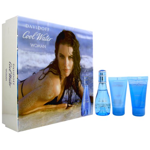 Davidoff Cool Water Woman Geschenkset Eau de Toilette 50 ml + Showergel 50 ml + Bodylotion Preisvergleich