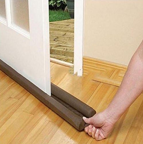 Twin Door Draft Dodger Guard Stopper Energy Saving Protector