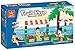 Fruit shop Commercial Street - 114 pcs building blocks sea side souk stalls set with fruits, veggies, money, customer and sales people - excellent tool to help 6+ buyer learn in Lego compatible parts