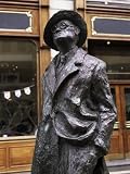 Statue of James Joyce, O'Connell Street, Dublin, Eire (Republic of Ireland) Photographic Poster Print by Michael Short, 12x16