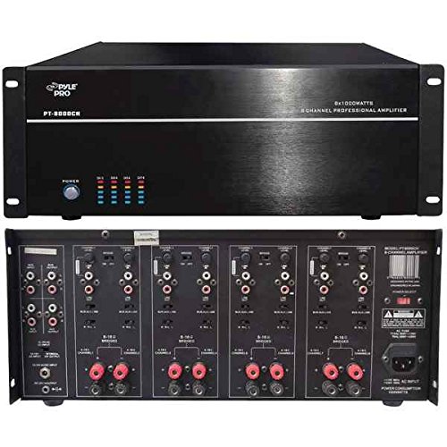 Cheap 8Channel, 8,000Watt Stereo/Mono Amp Cheap Audio Receivers