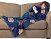 Detroit Tigers Youth Comfy Throw Blanket with Sleeves