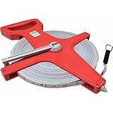 330' Open Reel Tape Measure Precision Measurement Sports Field Fiberglass Tape