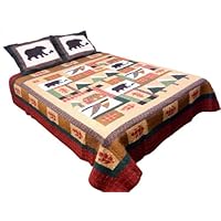 American Hometex Winter Cabin Queen Set