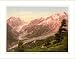Arolla the hotel Valais Alps of Switzerland, c. 1890s, (L) Library Image