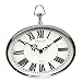 Oval Metal Wall Clock