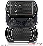 PSPgo Skin and Screen Protector Kit - Carbon Fiber and Chrome fits Sony PSP ....