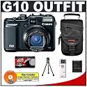 Canon PowerShot G10 14.7MP Digital Camera with 5x Image Stabilized Zoom + Cameta Bonus Accessory Kit