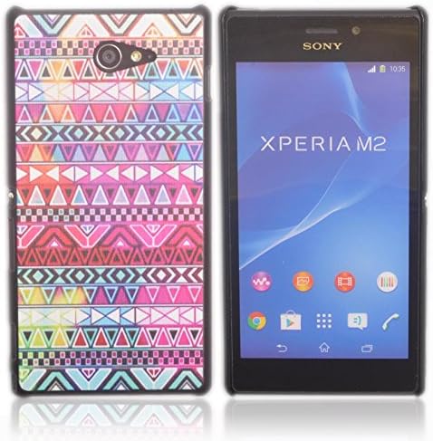 Einzige Slim Fit Hard Skin Case Cover for Sony Xperia M2 (Math Graphics) with Free Universal Screen-Stylus