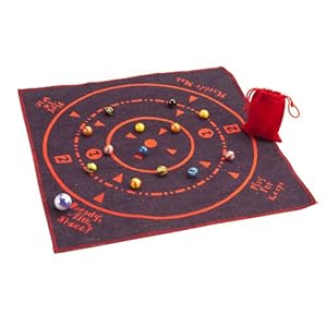 Mat to play marbles