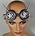Silver Steampunk Goggles Cog Time Instrument Anime Cosplay Mechanical Gear Goth