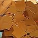 25mm Square Sequins Orange Metallic Loose Paillettes